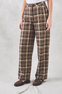 Pantalón Escocés Oliva