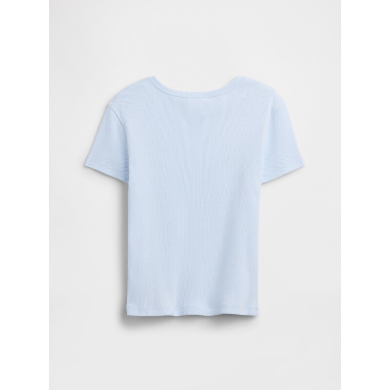 V-SU SS RIB TEE ESSENTIAL BLUE
