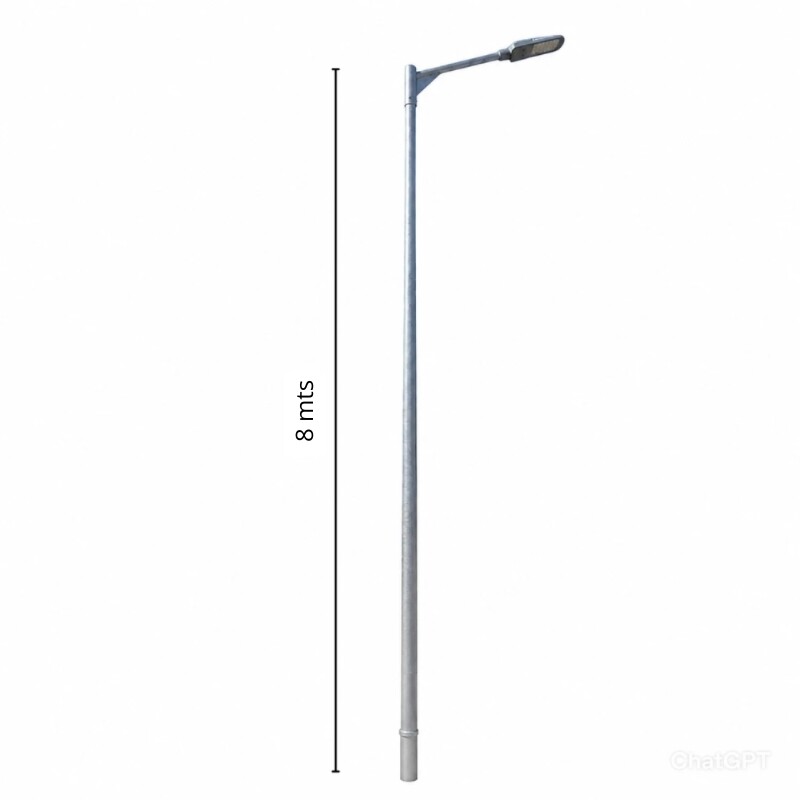 Columna 8mt con Brazo Columna 8mt con Brazo