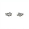 Caravanas Alas de Plata - Plata 925 - Sin Piedra - CA4095 sinpiedra