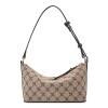 Shoulder Bag Anders Natural Logo/black