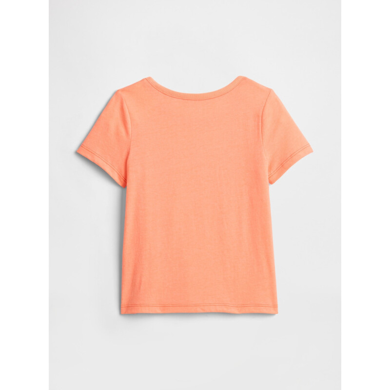 V-LOGO TEE ORANGE KISS NEON