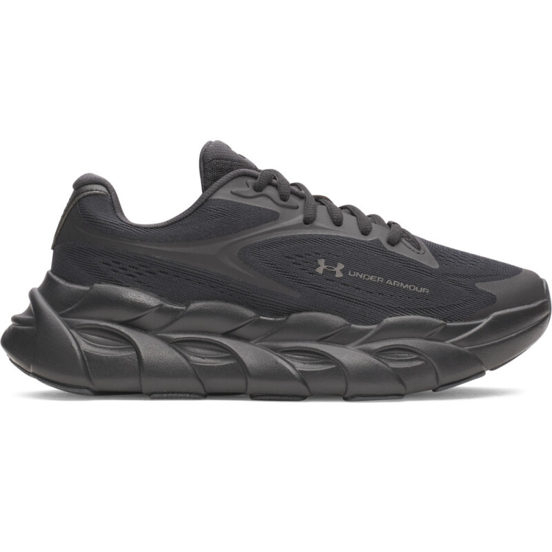 UA W HB Runner 2-WHT BLK-001
