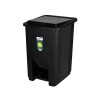 BASURERO CON PEDAL 15LT SANREMO Negro