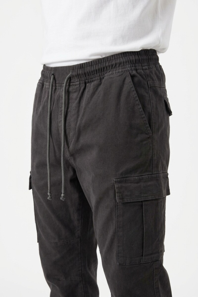 Pantalon jogger cargo NEGRO