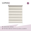 Cortina Roller Zebra Simple Lumax 1.4 X 1.6m Gran Calidad Beige