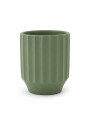 MACETA DECORATIVA CURVA VERDE