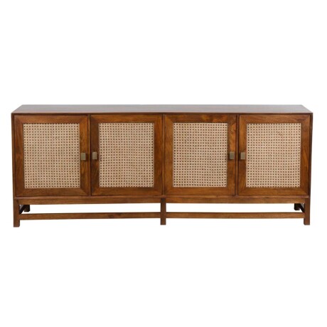 APARADOR MADERA NATURAL-BEIGE CANE