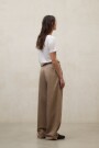 PANTALÓN DE LINO MIEL Arena