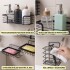 Set x5 Estante Organizador Baño Accesorios Con Adhesivos IMBACK Color Negro Set x5 Estante Organizador Baño Accesorios Con Adhesivos IMBACK Color Negro