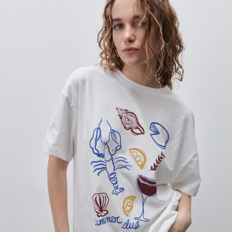 REMERA RENI Blanco
