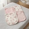 Set provecheros babitas x 4 XL CARTERS rosa flowers pastel