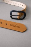 One Hole Belt Suela / Plateado