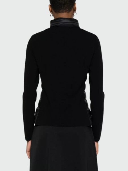 MONCLER - CARDIGAN DE LANA VIRGEN Negro