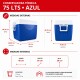Conservadora térmica 75 lts AZUL