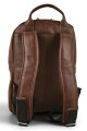 Mochila de cuero urbana Marrón
