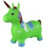 Unicornio Saltarín Inflable Infantil 58 x 55 cm Verde