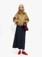Chaqueta Con Capucha Water Repellent camel