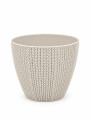 MACETA DOTS OFF WHITE