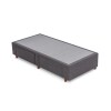 Box Sommier 2 Cajones - 1 Plaza - Gris Box Sommier 2 Cajones - 1 Plaza - Gris