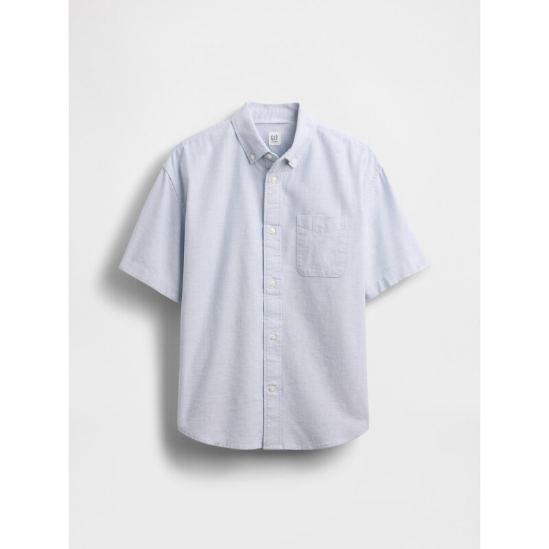 RELAXED SS OXFORD BLUE OXFORD