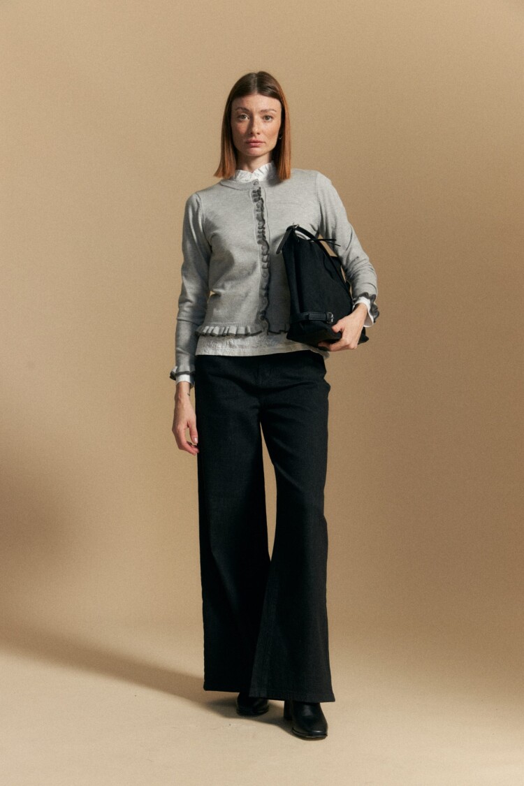 CARDIGAN ROSELA Gris Melange