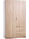 Armario FANDRUP 97x176 combi roble claro Armario FANDRUP 97x176 combi roble claro