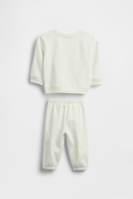 Set De Pantalón Deportivo Y Buzo Bebé New Off White