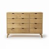Cómoda 8 Cajones Madera - Linea Dublin Natural