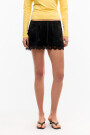 MINI SATIN LACE Negro