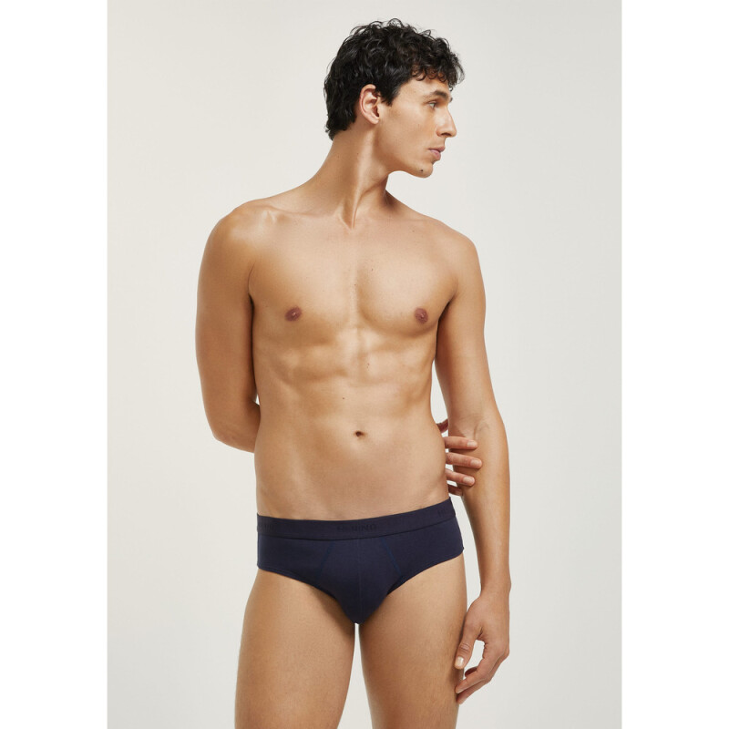 CUECA MASC CINZA MESCLA/AZUL MARINHO