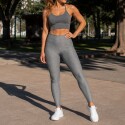 Calza Larga Tiro Alto de Lycra Modelo Básico GRIS