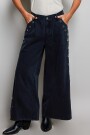 PANTALON DENIM ANCHO Negro