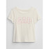 V-HS SS LOGO T IVORY FROST