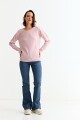 Sweater hilo metálico ROSA