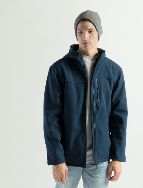 Campera Neopreno con Capucha Marino