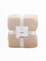 MANTA SHERPA LISA 2 PLAZAS BEIGE (V)