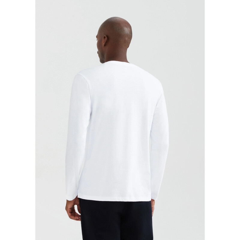 CAMISETA ML MASC BRANCO