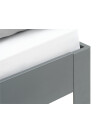 Estructura cama KILDEN 1 Plaza 90x200 gris osc Estructura cama KILDEN 1 Plaza 90x200 gris osc
