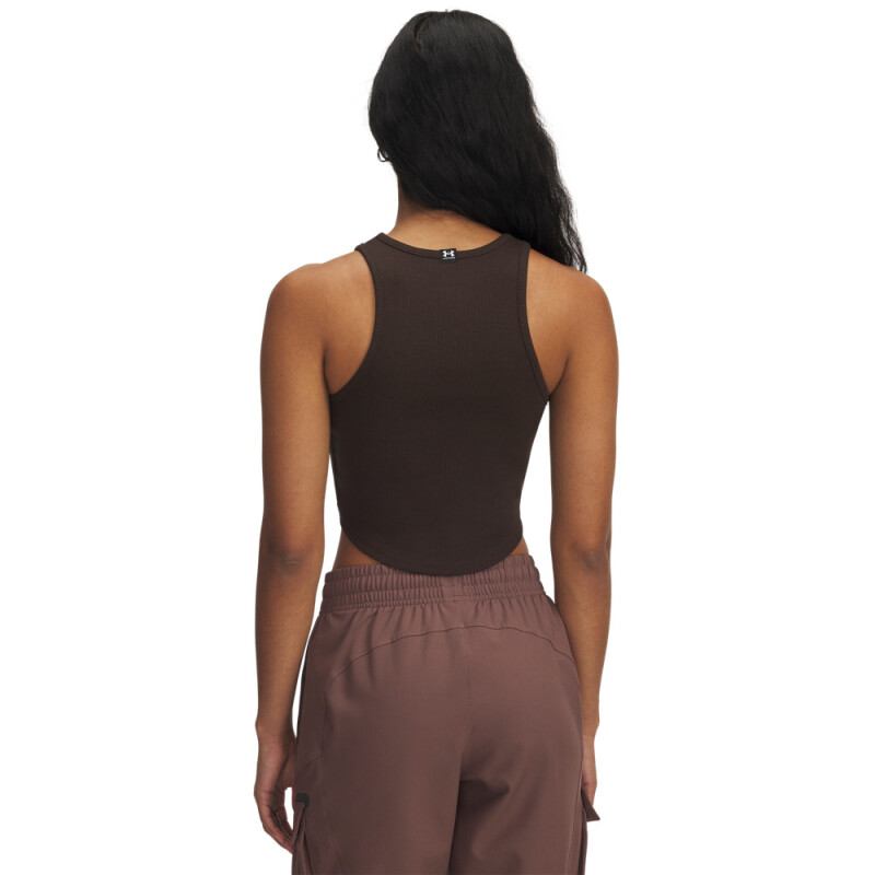 UA Rival Rib Tank-BRN BRN-246