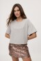 REMERA FIESTA Gris Claro