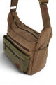 Bolso morral mensajero Marrón