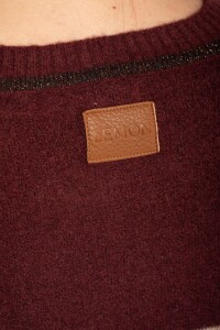 Sweater Rayado Bordeaux
