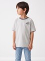 REMERA CARS GRIS CLARO