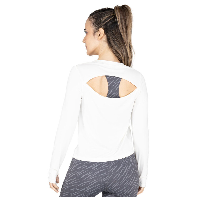 L/S FEM POLY/VIS/SPX EVERLAST SAVANNA OFF WHITE W6 BLANCO