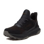 Low Lace Up Sneaker Black Mesh