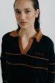 TSHIRT POLO ROMBA Negro