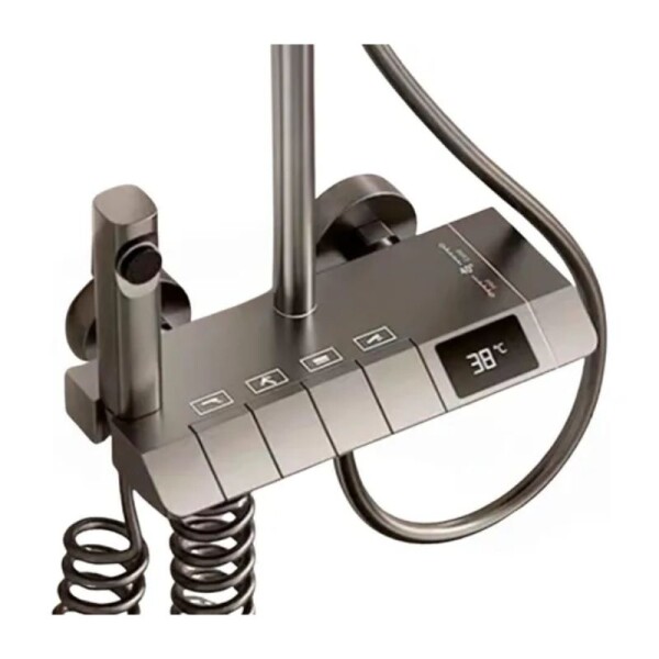 BARRAL DE DUCHA CON DUCHITA HIGIENICA Y PANTALLA DIGITAL BARRAL DE DUCHA CON DUCHITA HIGIENICA Y PANTALLA DIGITAL