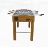 Futbolito de mesa de madera de 122 × 60 × 80 cm Futbolito de mesa de madera de 122 × 60 × 80 cm