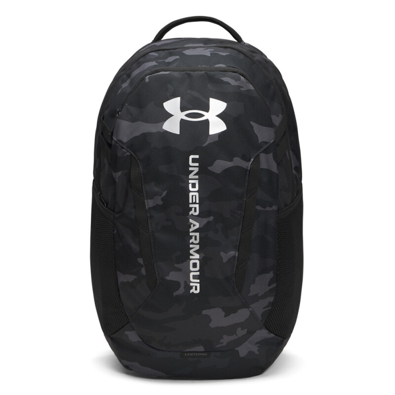 UA Hustle 6.0 Backpack-GRY BLK-007